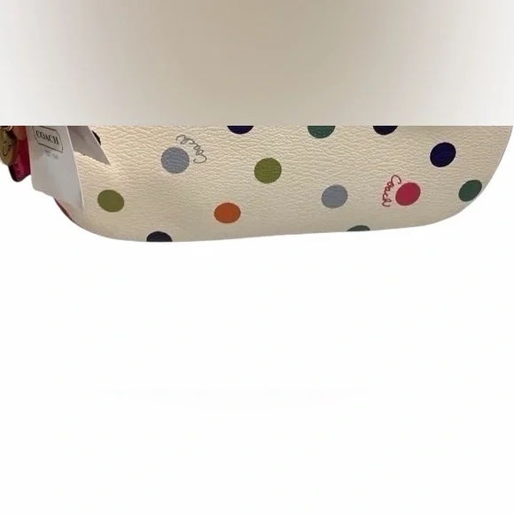 Coach Limited Edition Multi Color Polka Dot Wristlet - Picture 7 of 10
